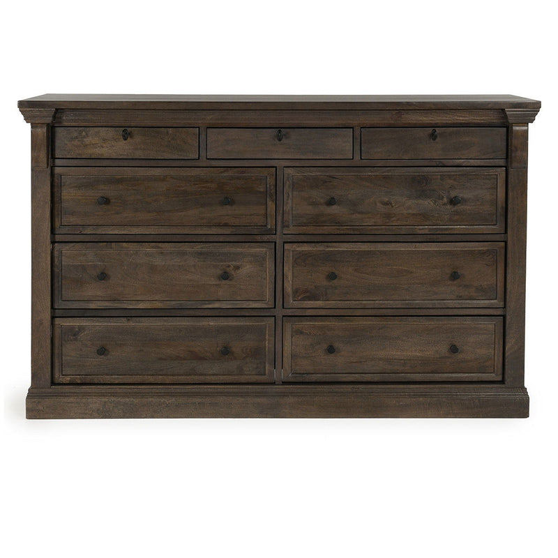 Adelaide - Wood 9 Drawer Dresser - Cocoa Brown