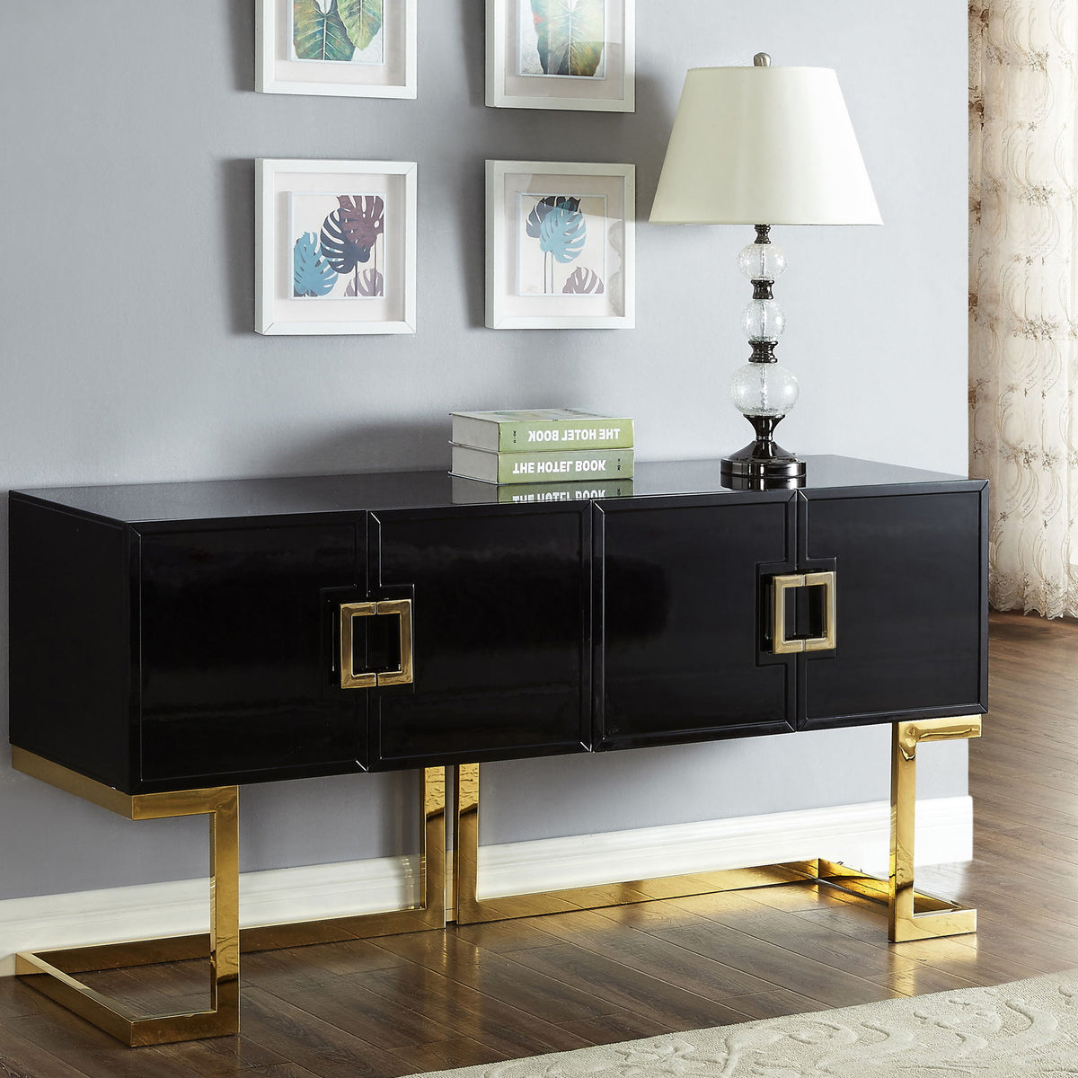Beth - Sideboard with Gold Legs