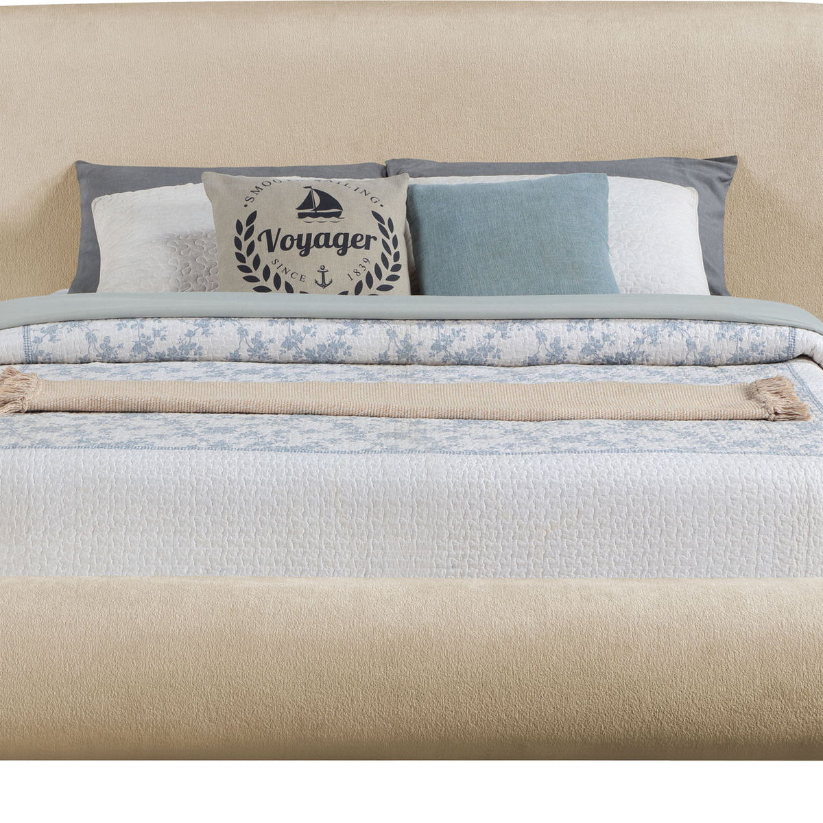 Blair - Chenille Upholstered Bed