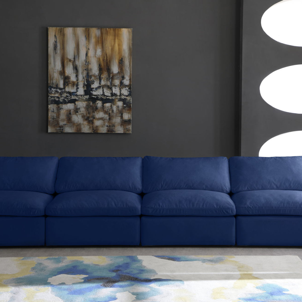 Cozy - Modular Armless 4 Seat Sofa