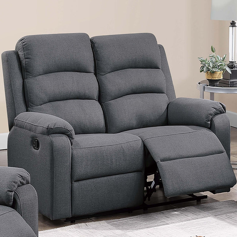 2 Piece Living Room Set With Manual Reclining Loveseat And Recliner