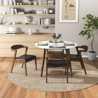 Dakota - Mid-Century Modern Velvet Dining Chair (Set of 2)