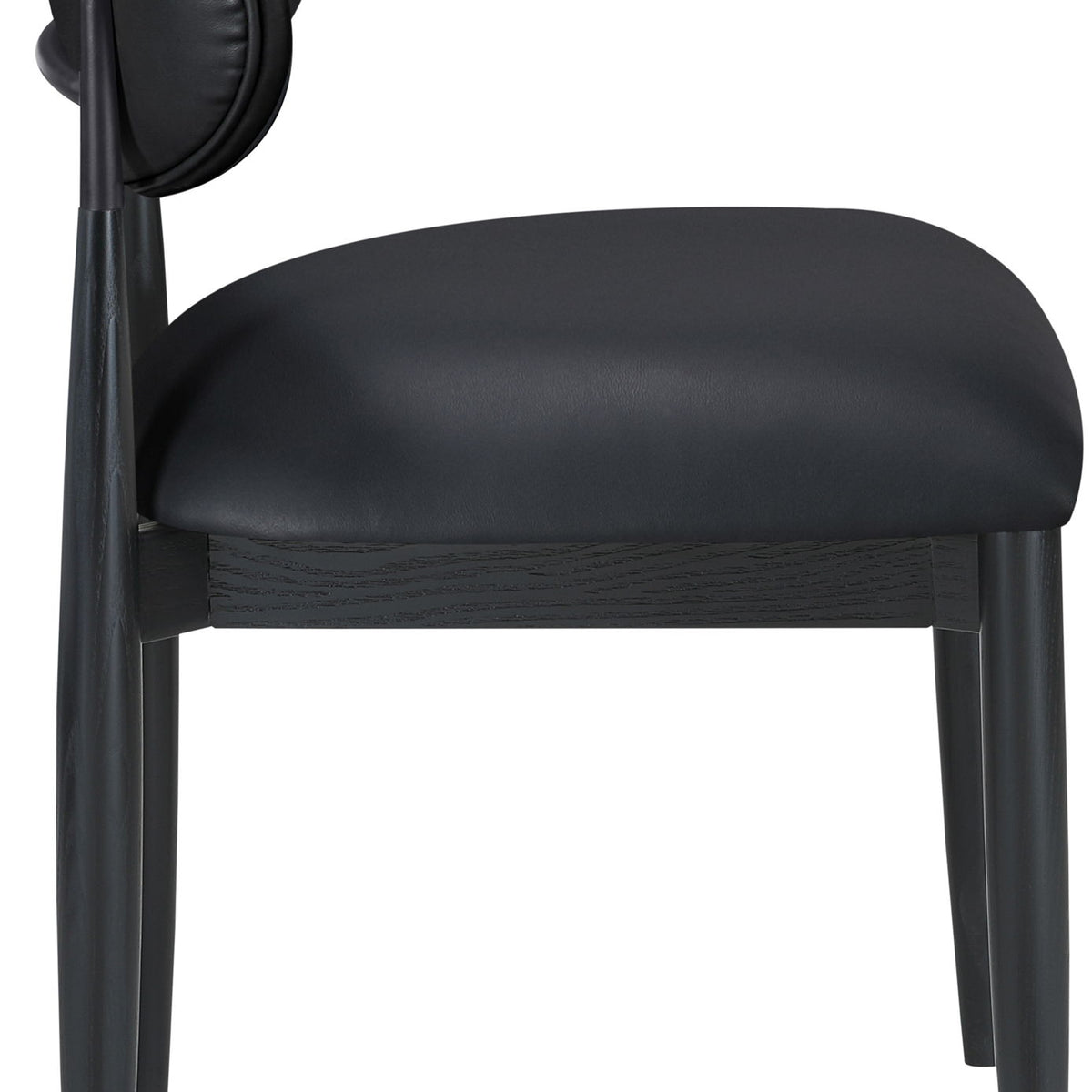 Riccio - Side Chair (Set of 2) - Black Frame