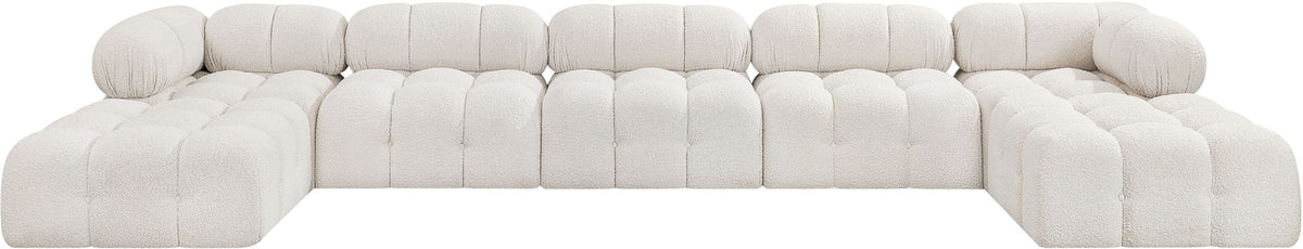 Ames - 7 Piece Fabric Modular U-Shaped Sectional