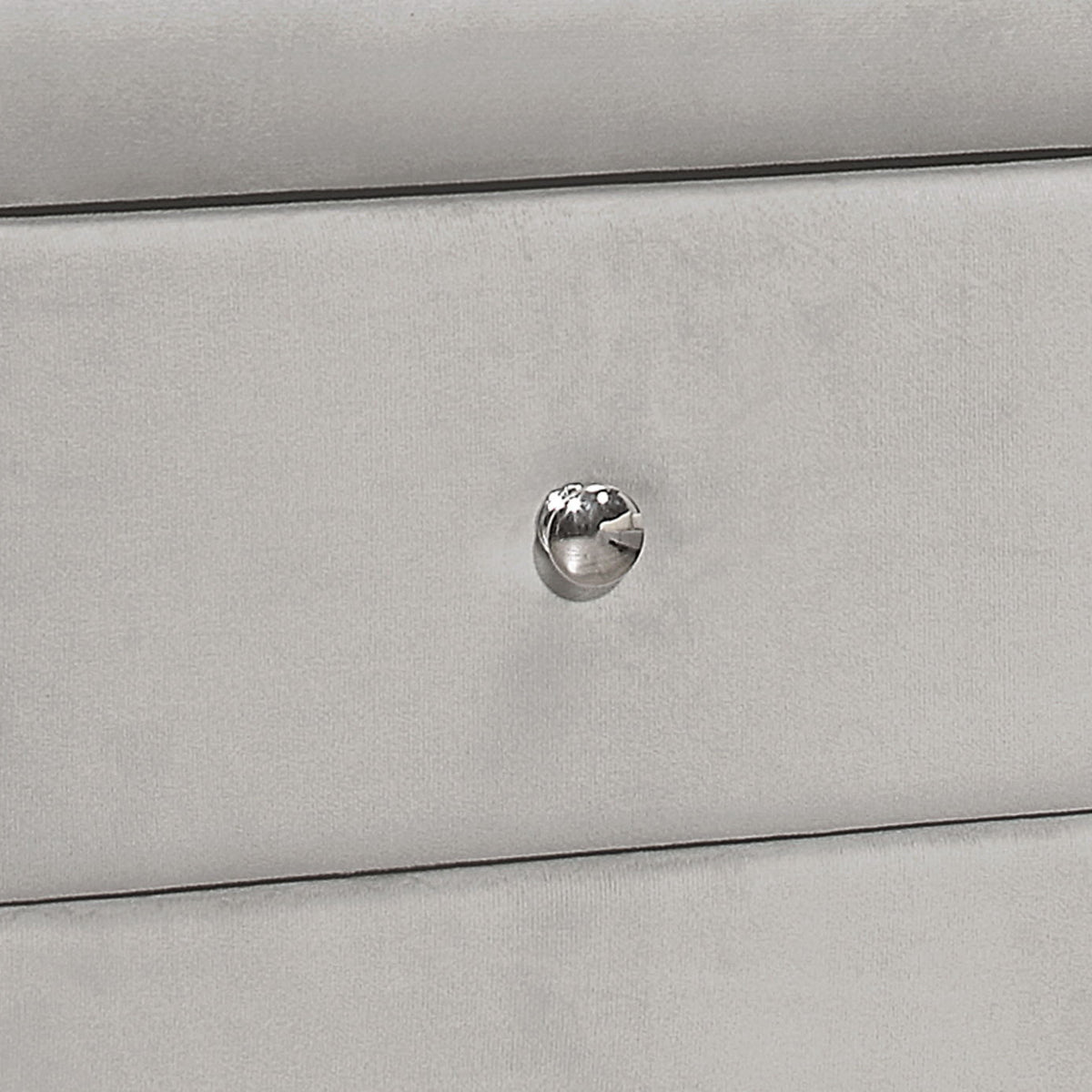 Nightstand, Storage Drawer Versatile Use, Upholstered, Transitional