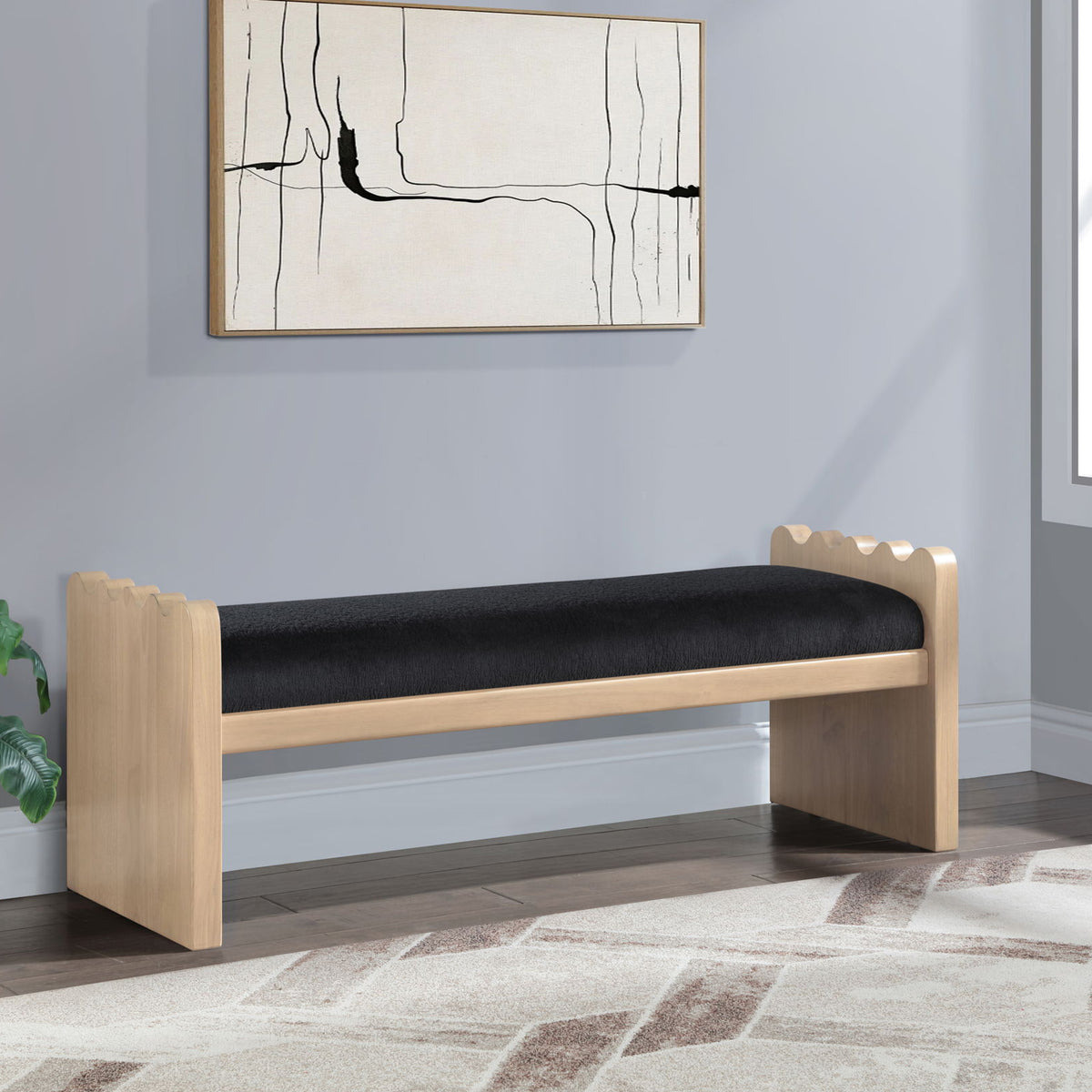 Sonia - Bench With Natural Base