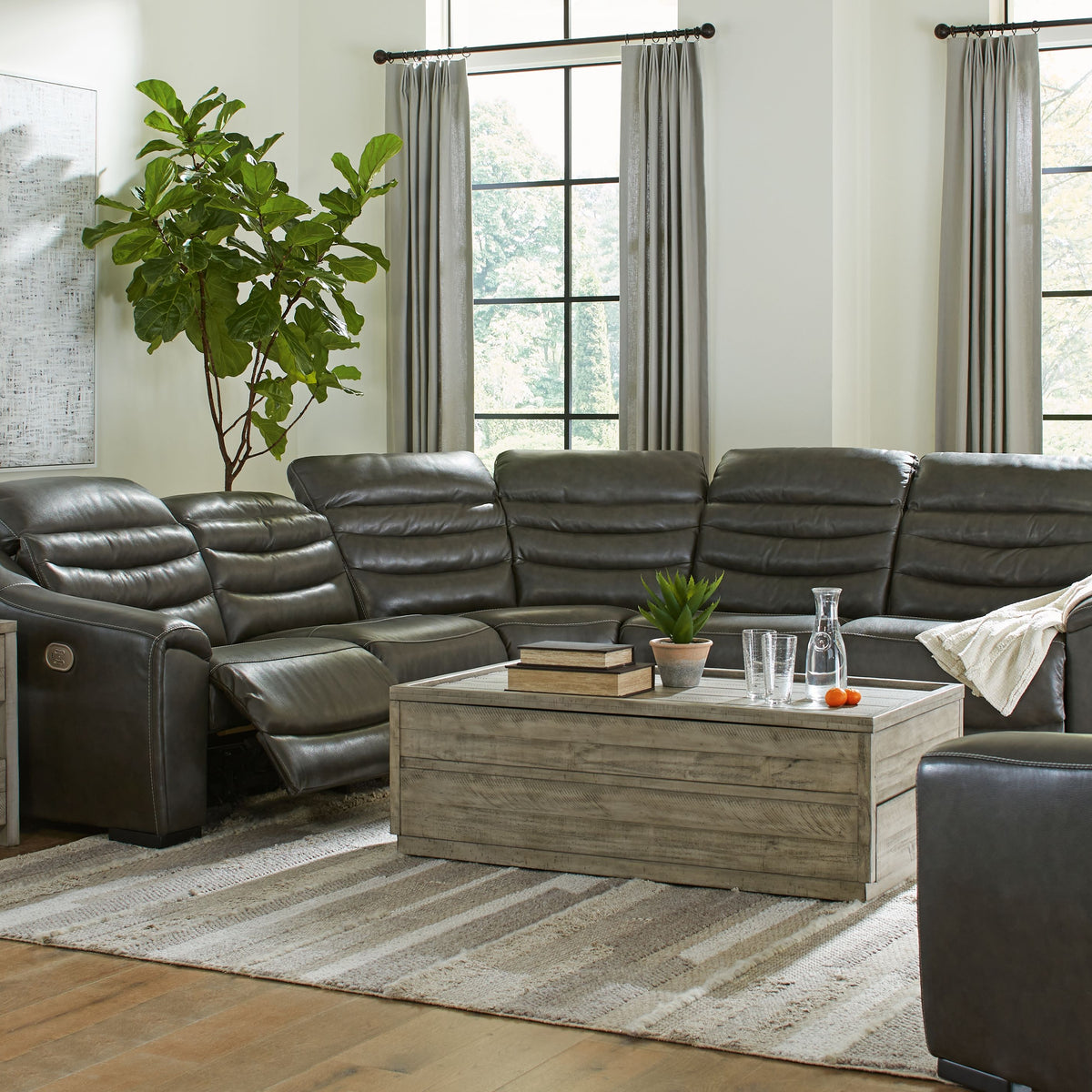 Center Line - Power Recliner Sectional