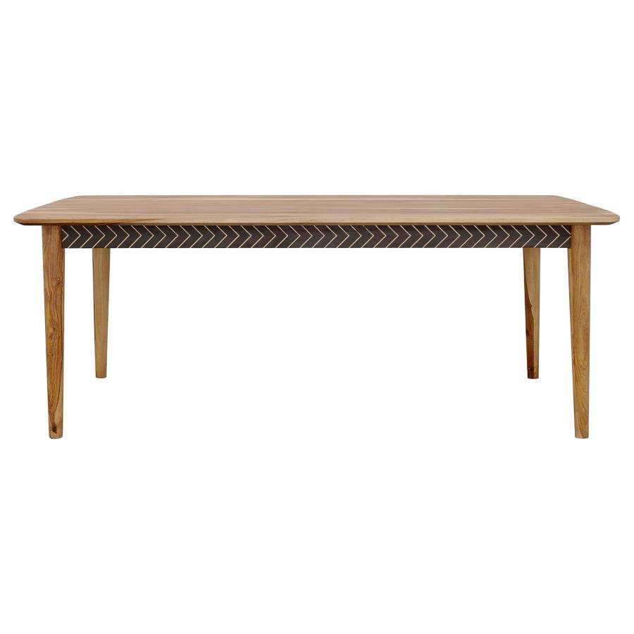 Partridge - Rectangular Dining Table - Natural Sheesham