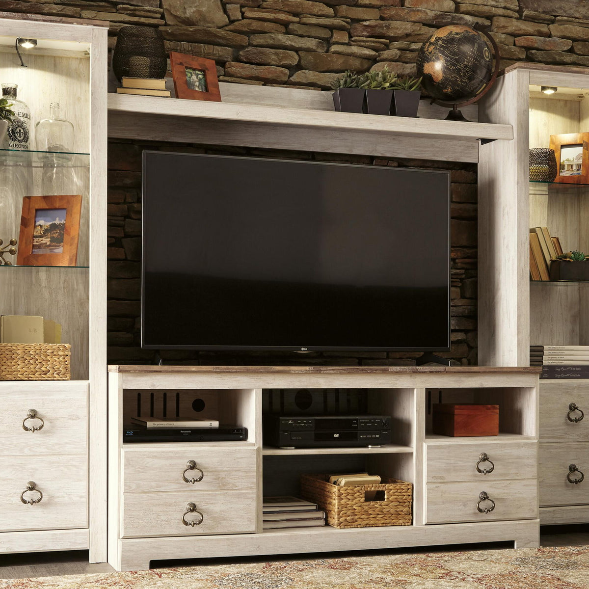 Willowton - Entertainment Center With Fireplace Option