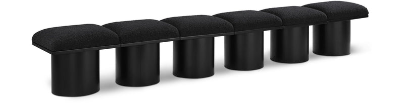 Pavilion - 6 Piece Modular Bench With Black Base