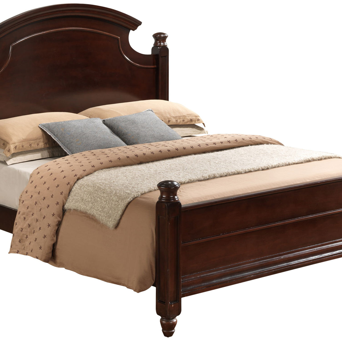 Summit - Queen Bed - Cappuccino
