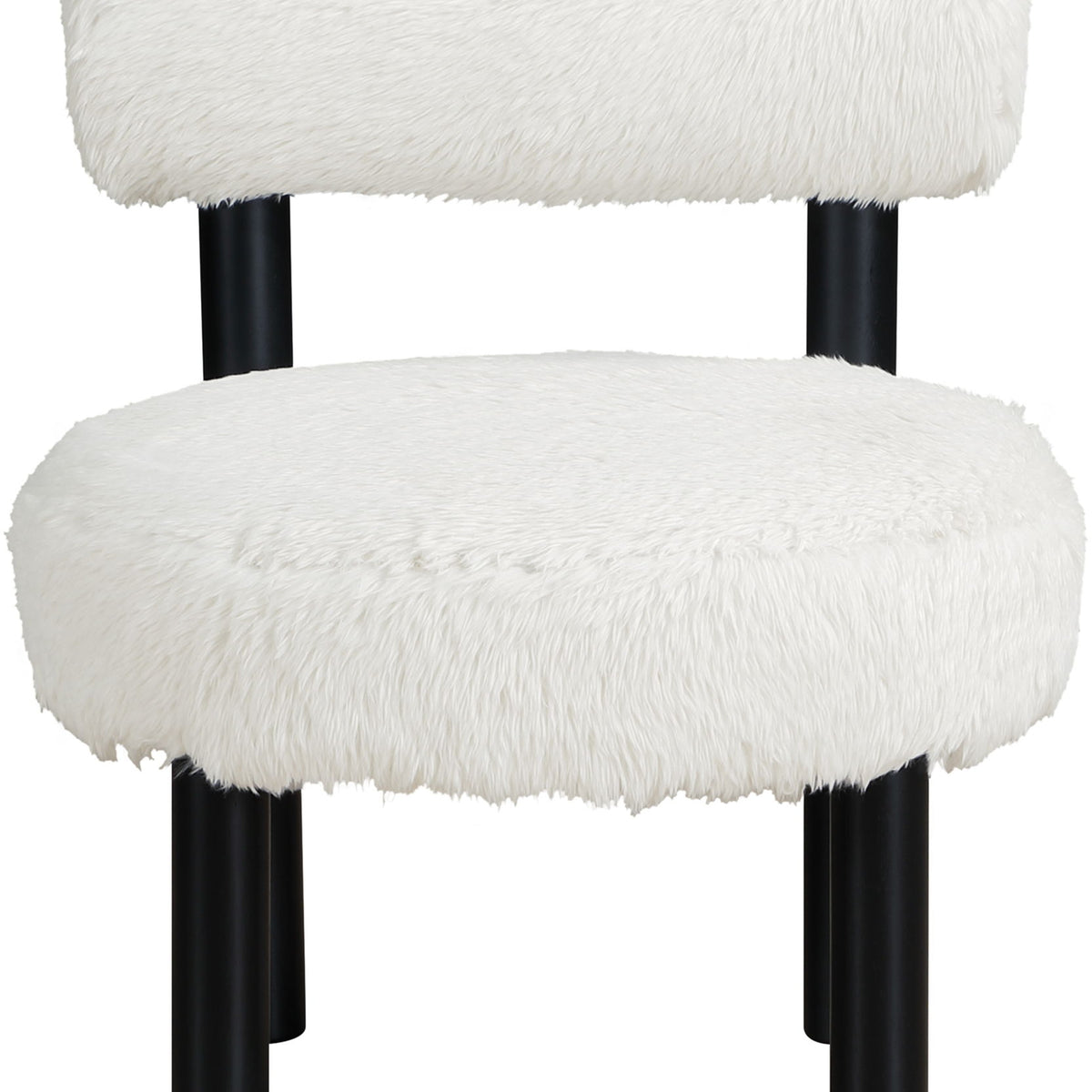 Ambre - Vegan Shearling Fabric Upholstered Accent Chair