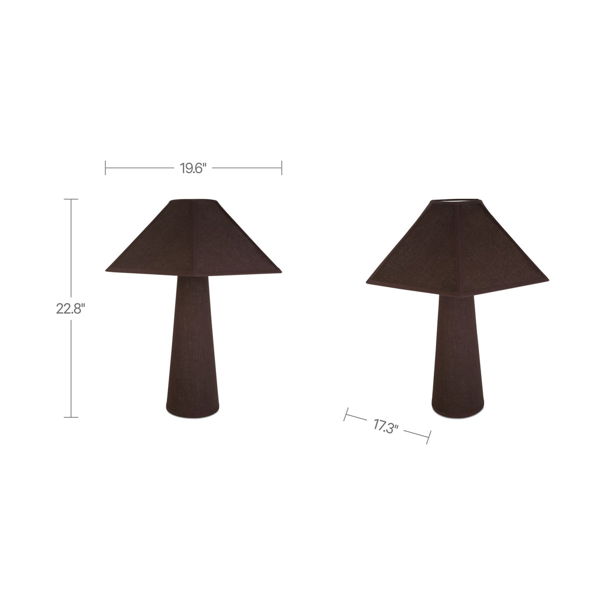 Gigi - Table Lamp - Dark Brown