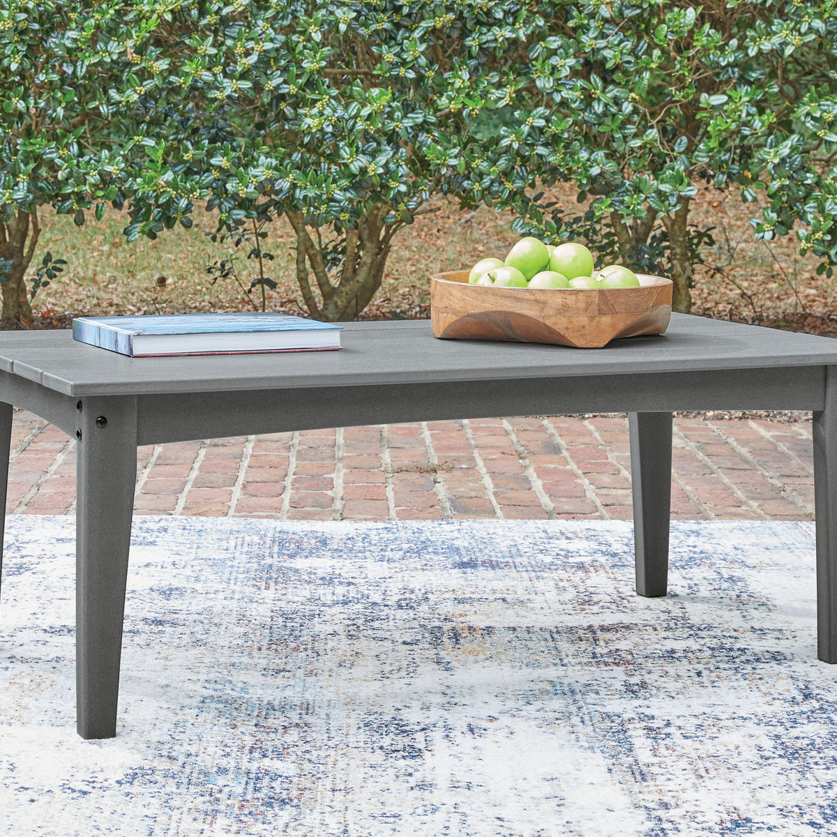 Cove Beach - Rectangular Cocktail Table - Gray