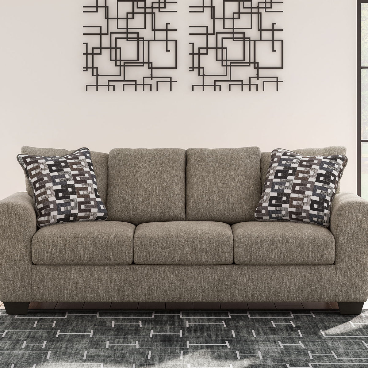 Triston-Peaks - Sofa - Suede