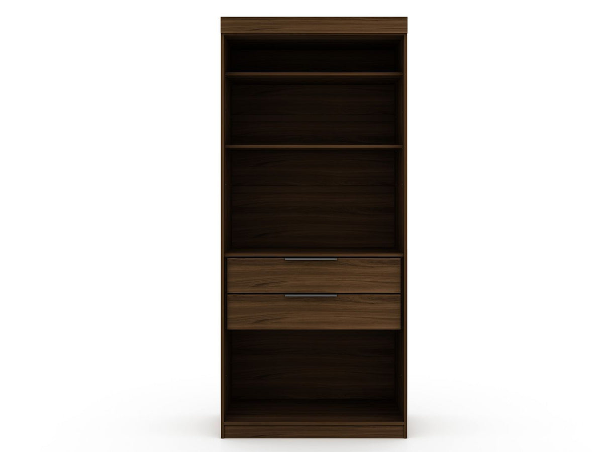 Manhattan Mulberry - Wardrobe Closet With Open Space