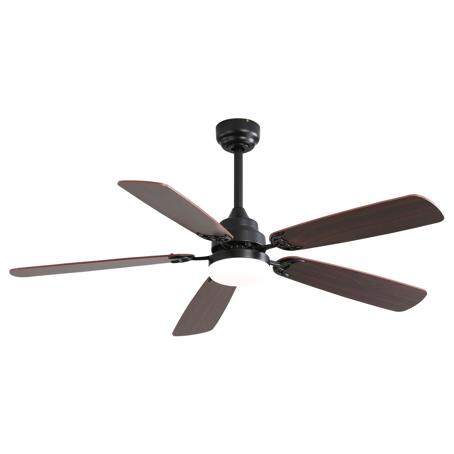 Ceiling Fan With LED Light, 6 Speed Wind, 5 Blades, Remote Control DC Motor