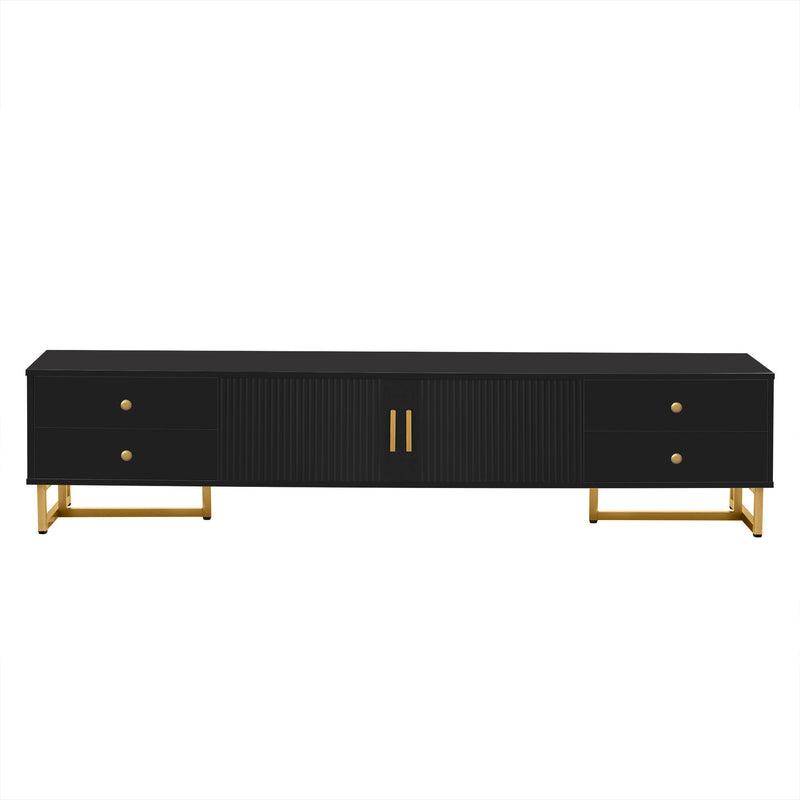 TV Stand With Storage For Living Room