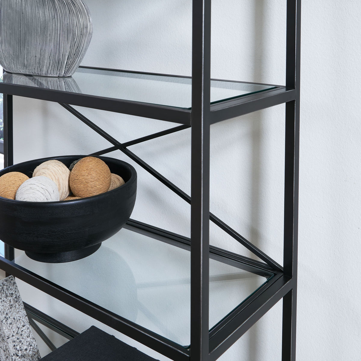 Dakerwell - Bookcase - Antique Black