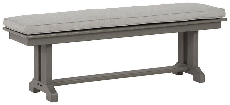Visola - Bench with Cushion - Gray