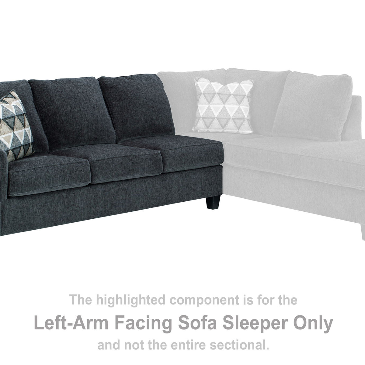 Abinger - LAF Sofa Sleeper - Smoke