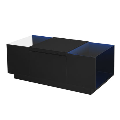 Coffee Table LED Black