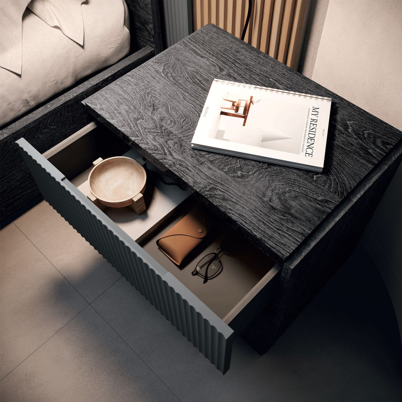 Onyx - Nightstand - Dark Gray