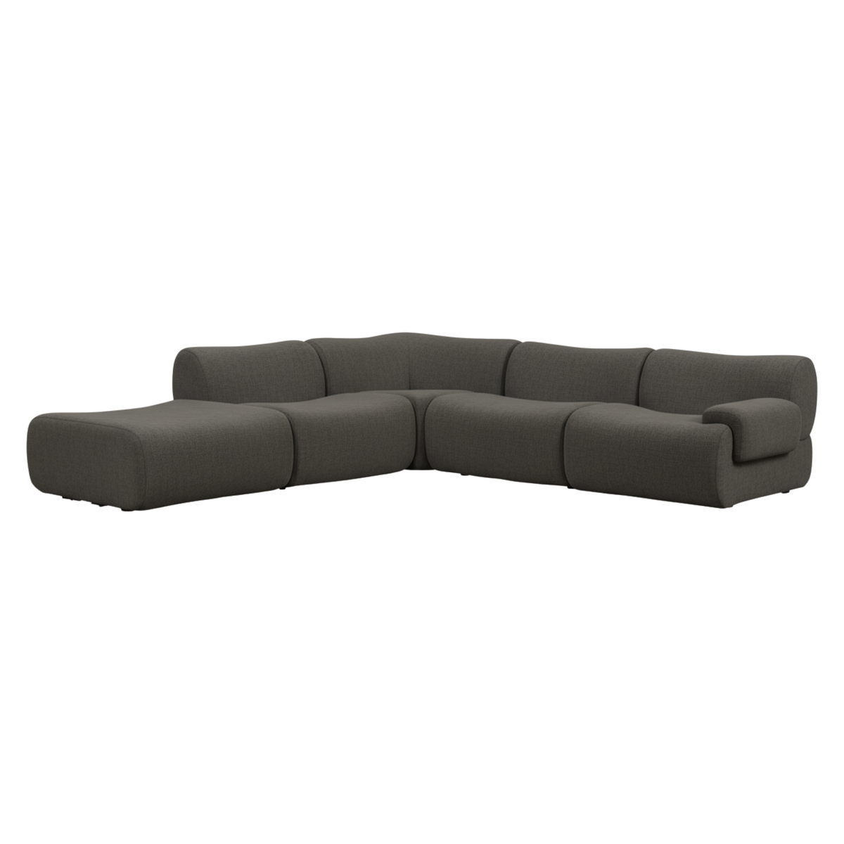 Zenith 5 Piece Contract Grade Upcycled Fabric Modular Sectional - Image 10