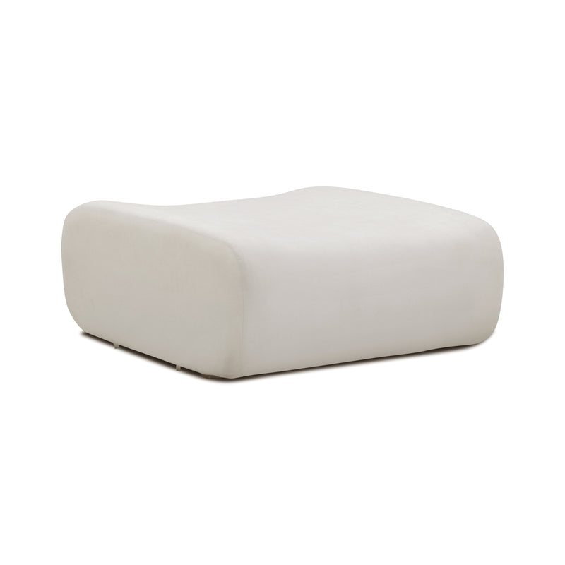 Zenith Contract Grade Upcycled Fabric Ottoman