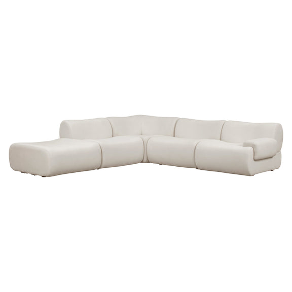 Zenith 5 Piece Contract Grade Upcycled Fabric Modular Sectional