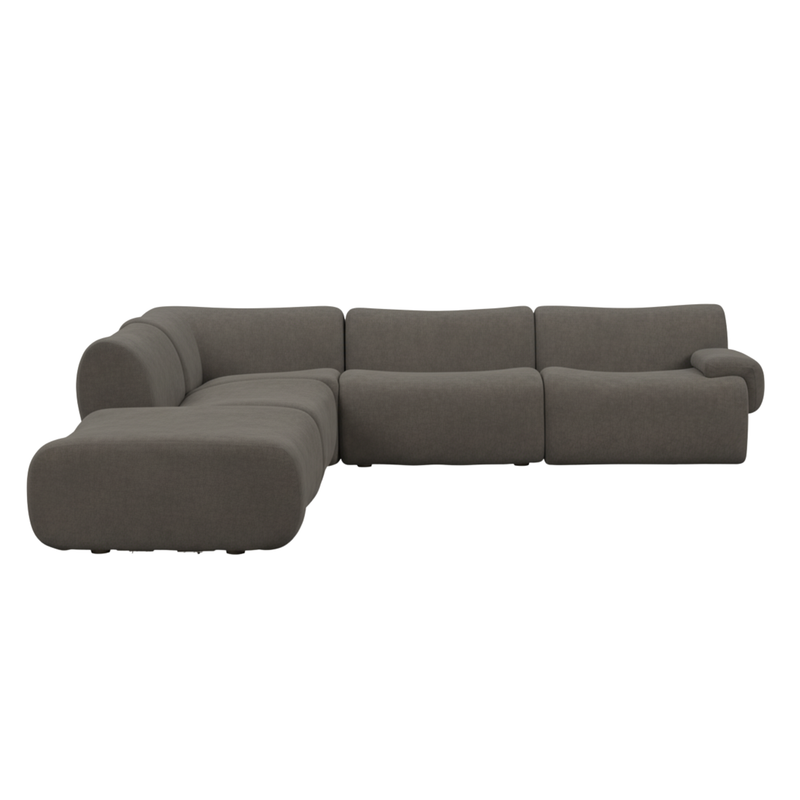 Zenith 5 Piece Contract Grade Upcycled Fabric Modular Sectional - Image 11