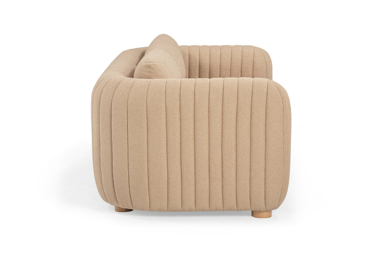 Porto 90" Honey Boucle Sofa - Image 4