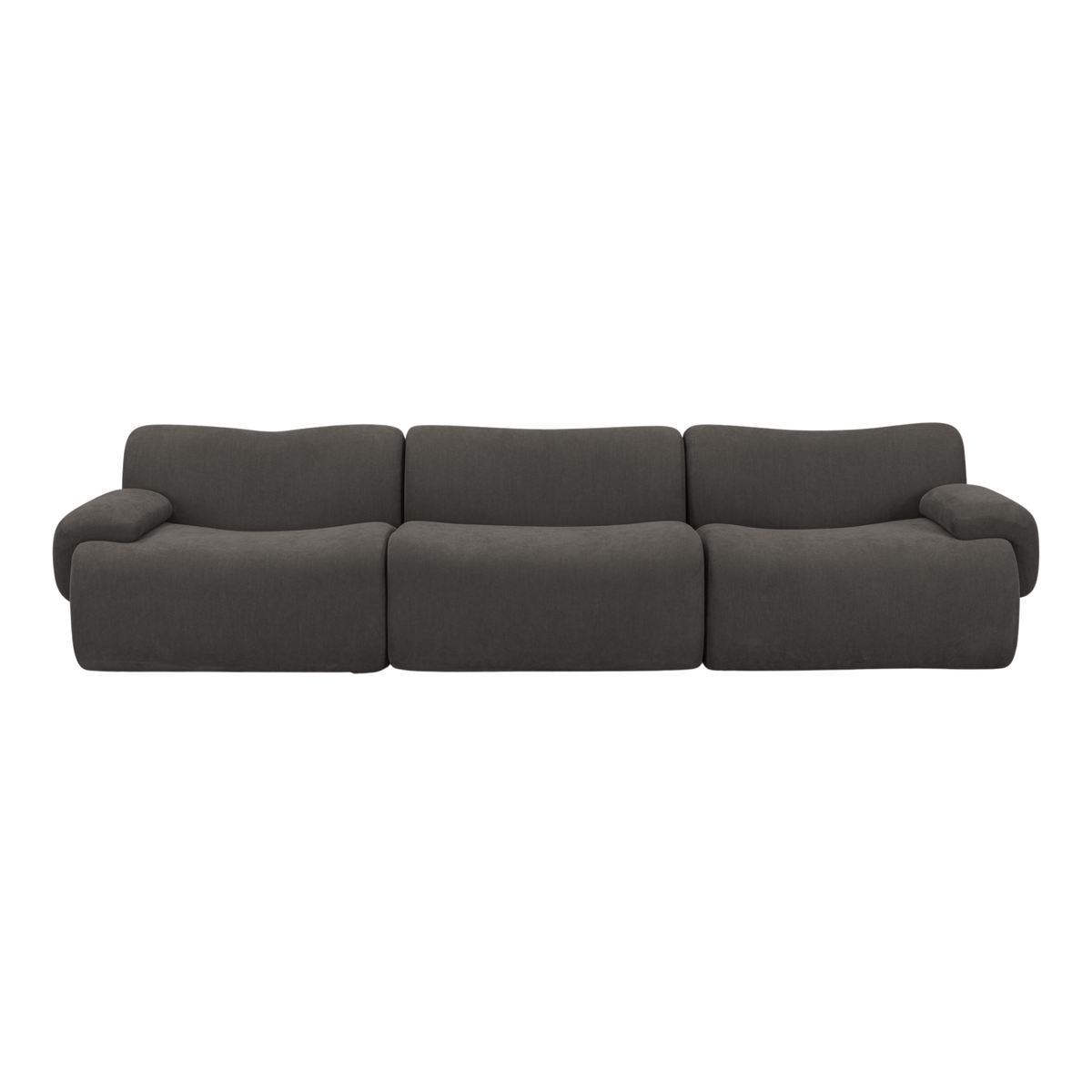 Zenith 116.5" Contract Grade Upcycled Fabric Modular Sofa - Image 11