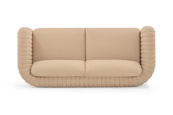 Porto 90" Honey Boucle Sofa - Image 6