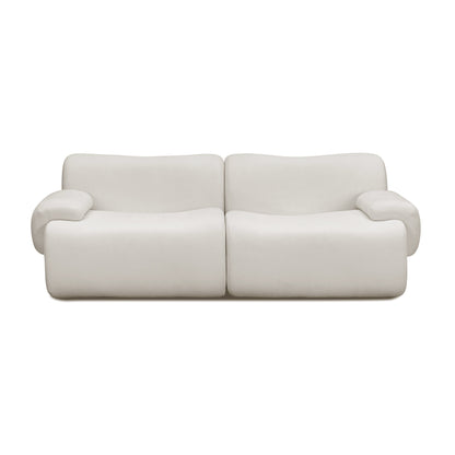Zenith 80" Contract Grade Upcycled Fabric Modular Loveseat