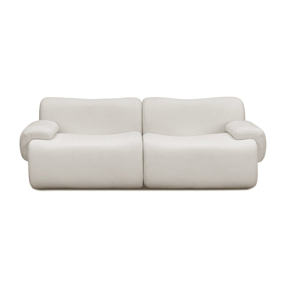 Zenith 80" Contract Grade Upcycled Fabric Modular Loveseat