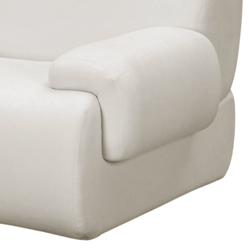 Zenith 5 Piece Contract Grade Upcycled Fabric Modular L Sectional - Image 9