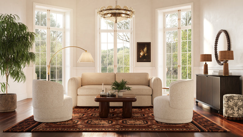 Porto 90" Honey Boucle Sofa - Image 8