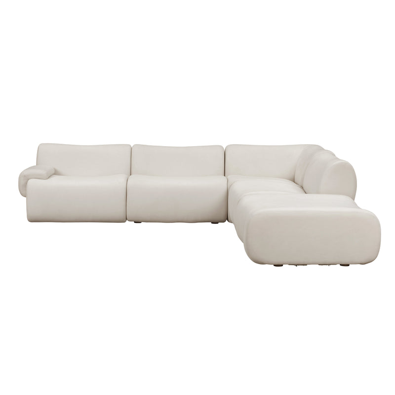 Zenith 5 Piece Contract Grade Upcycled Fabric Modular Sectional - Image 20