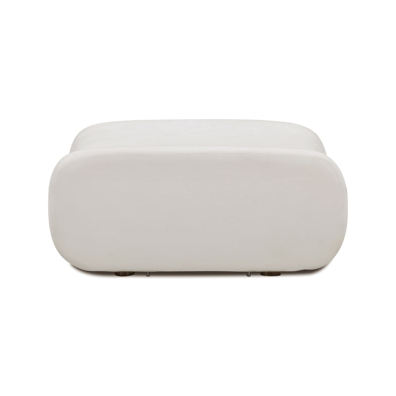 Zenith Contract Grade Upcycled Fabric Ottoman - Image 2