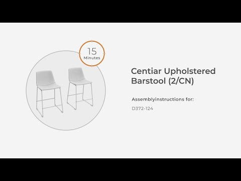 Centiar - Upholstered Barstool (Set of 2) - Brown